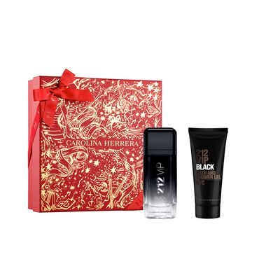 Kit Coffret Carolina Herrera 212 VIP Black Masculino Eau de Parfum